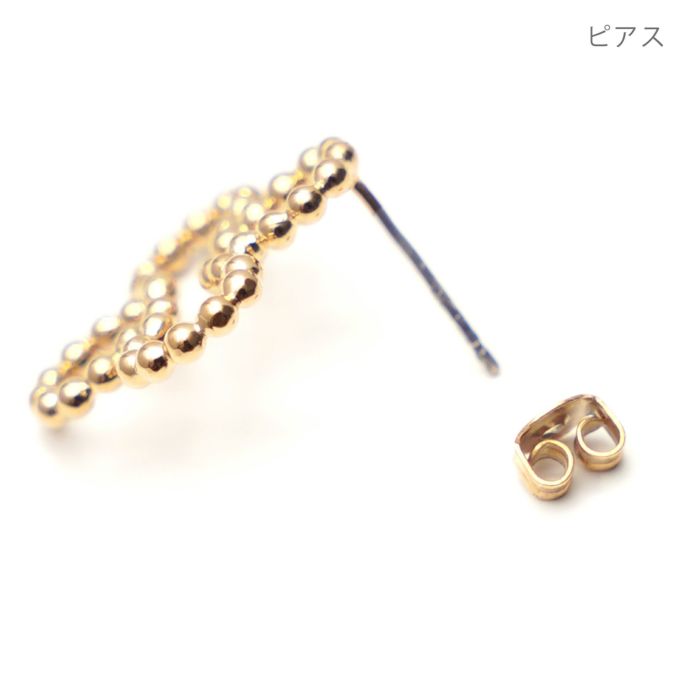 スタッズ クローバー ピアス イヤリング Studs Clover Pierce Earring