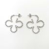 スタッズ クローバー フープ スモール ピアス Studs Clover Hoop Small Pierce