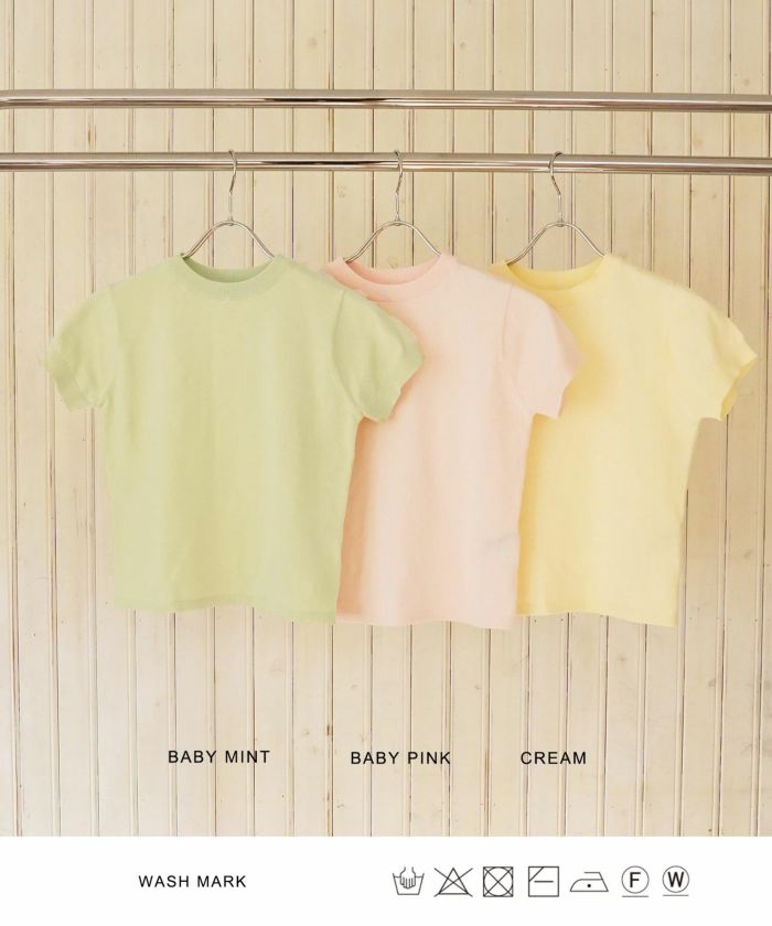 GW-SALE オーガニックコットン ハート刺繍入りちびT TINA:JOJUN GW-SALE オーガニックコットン ハート刺繍入りちびT TINA:JOJUN