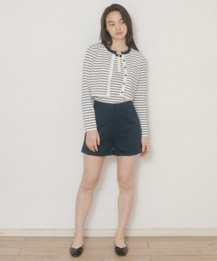 GW-SALE ヘリンボーン ショートパンツ TINA:JOJUN 全2色 GW-SALE ヘリンボーン ショートパンツ TINA:JOJUN 全2色