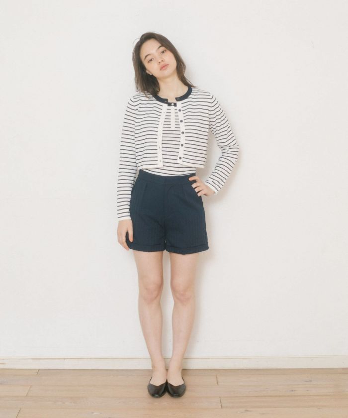 Summer-SALE オーガニックコットン ボーダータンクトップ TINA