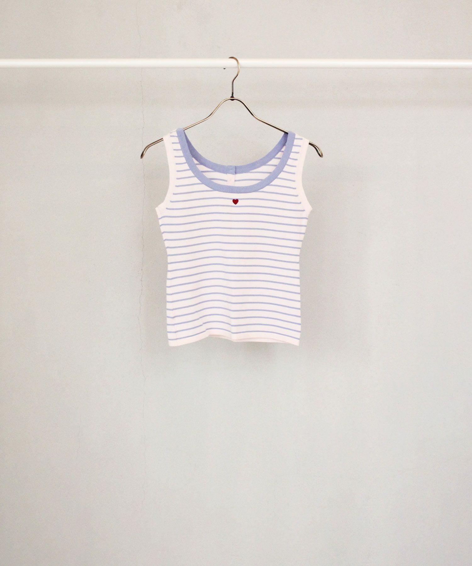 トップス/ボーダー/タンクトップ/オーガニックコットン