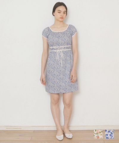 GW-SALE ボリュームスリーブ ミニ丈ワンピース TINA：JOJUN 全2