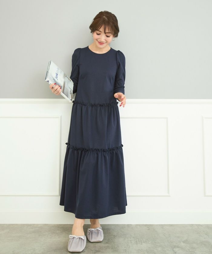☆再値下げ☆liala✕pg ティアードワンピース☆ 楽天市場】きれいめ 服 40代 30代 半袖 コーデ おしゃれ 夏 旅行