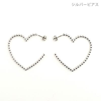 ハート スタッズ ピアス イヤリング Heart Studs Pierce Earring