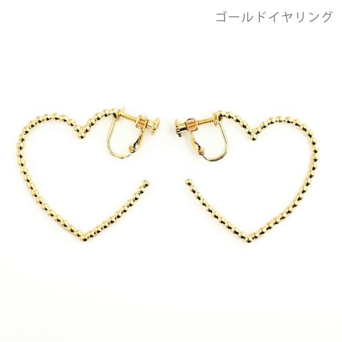 スタッズ ハート フープ ピアス イヤリング Studs Heart Hoop スタッズ ハート フープ ピアス イヤリング Studs Heart Hoop
