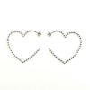 スタッズ ハート フープ ピアス イヤリング Studs Heart Hoop Pierce Earring