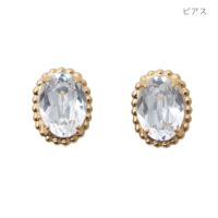 アンティーク クリスタル ピアス イヤリング Antique Crystal Pierce Earring