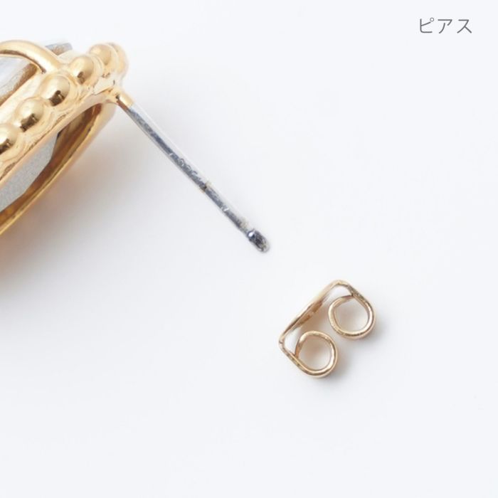 アンティーク クリスタル ピアス イヤリング Antique Crystal Pierce Earring