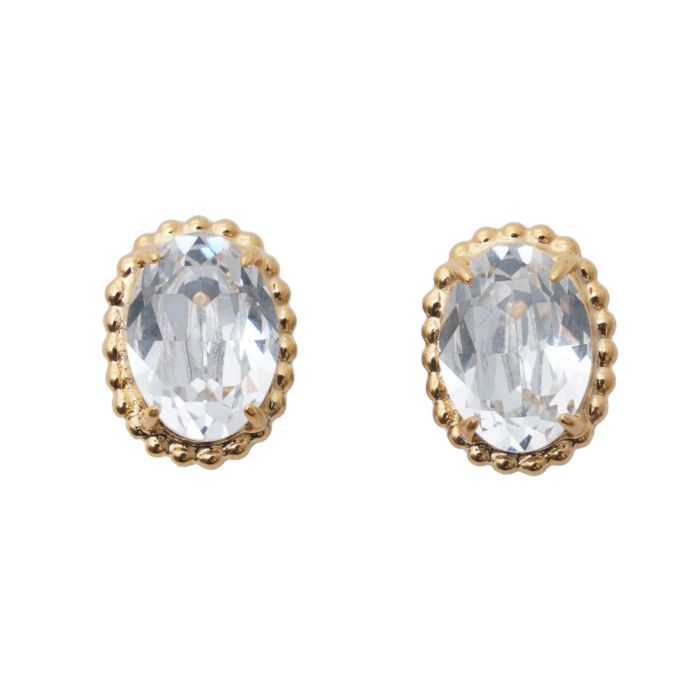 アンティーク クリスタル ピアス イヤリング Antique Crystal Pierce Earring