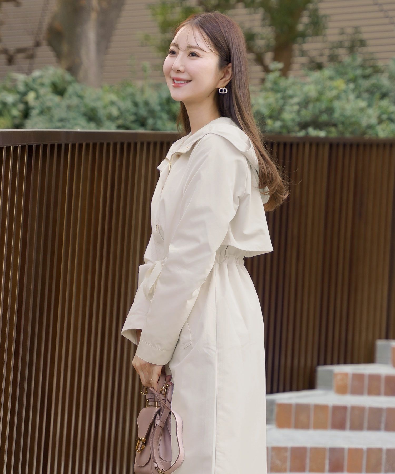 Winter-SALE 撥水 ロング ライトアウター コート le reve vaniller 全4  