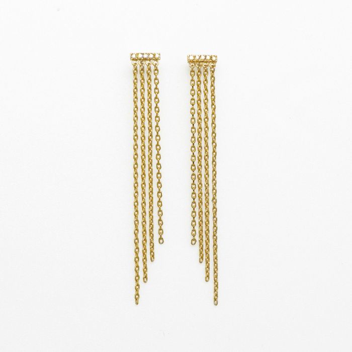 ロング チェーン ピアス イヤリング Long Chain Pierce Earring