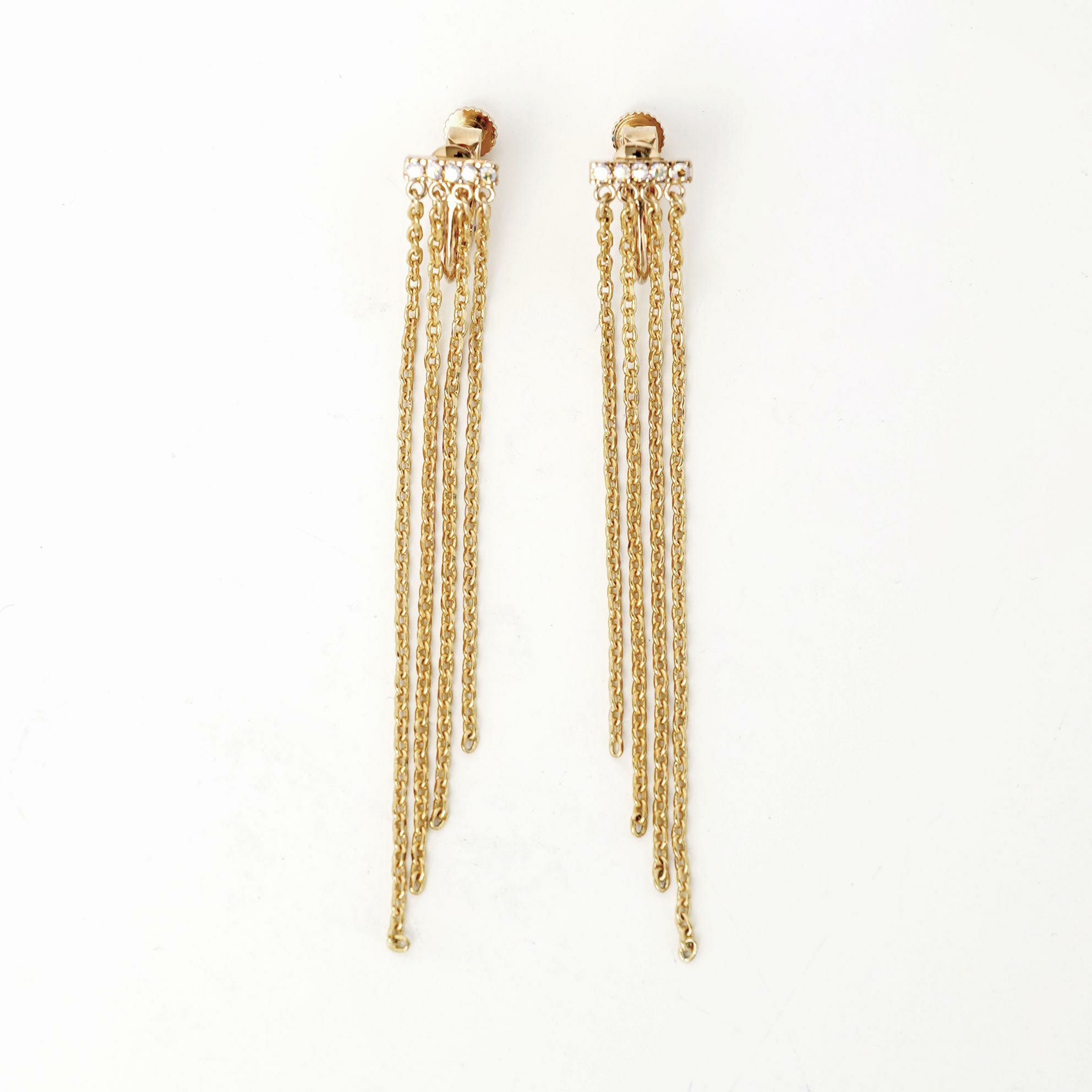 ロング チェーン ピアス イヤリング Long Chain Pierce Earring