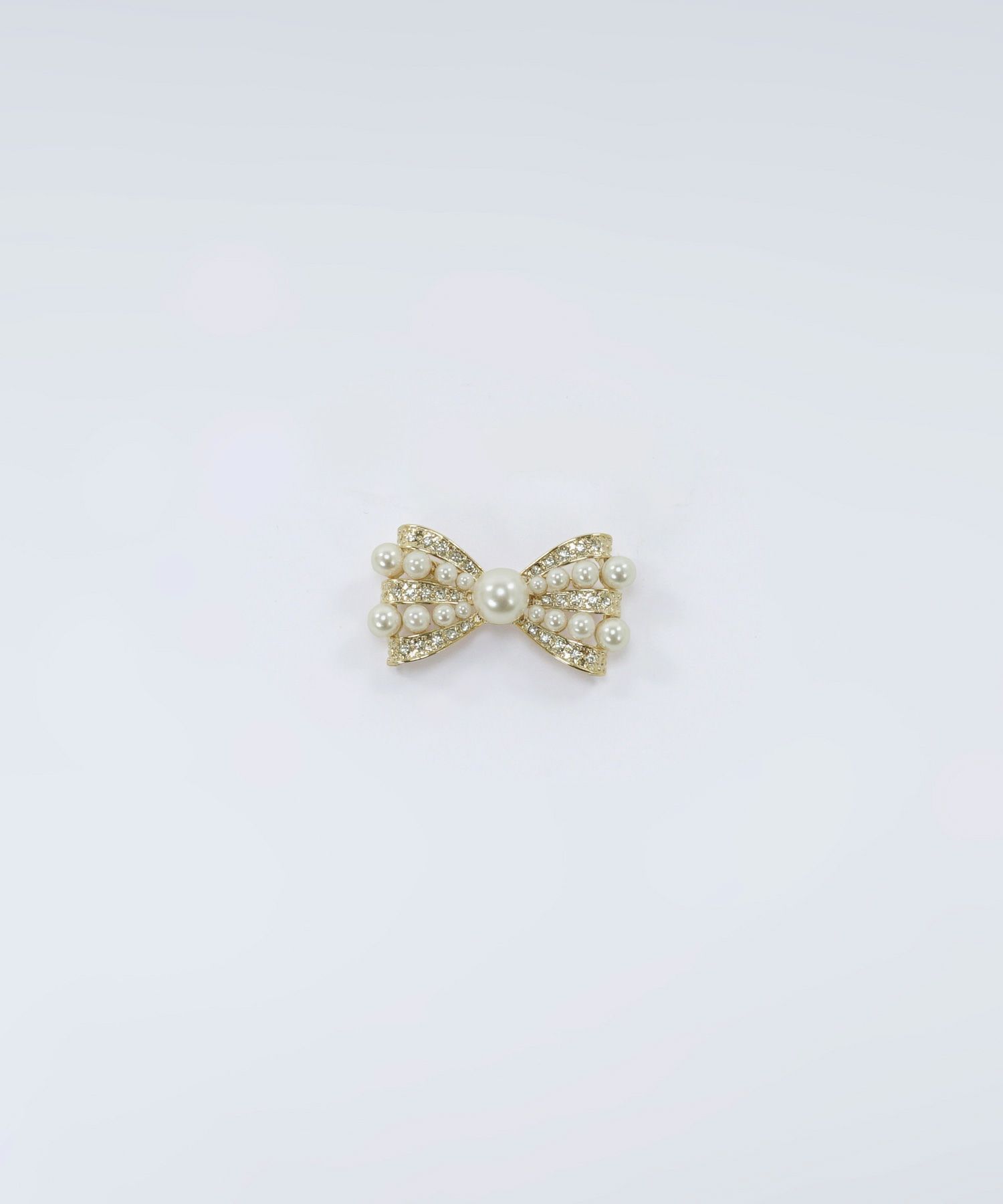 リボンパール&ビジューブローチPrimaScherrer全1色｜psc955-0709【1】