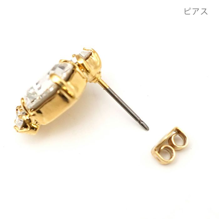 スパークリング ストーン ピアス イヤリング Sparkling Stone Pierce Earring