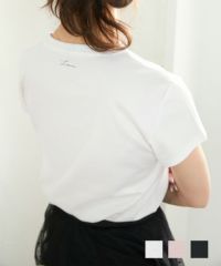 汗染み軽減・接触冷感 Love プリント Tシャツ Liala×PG