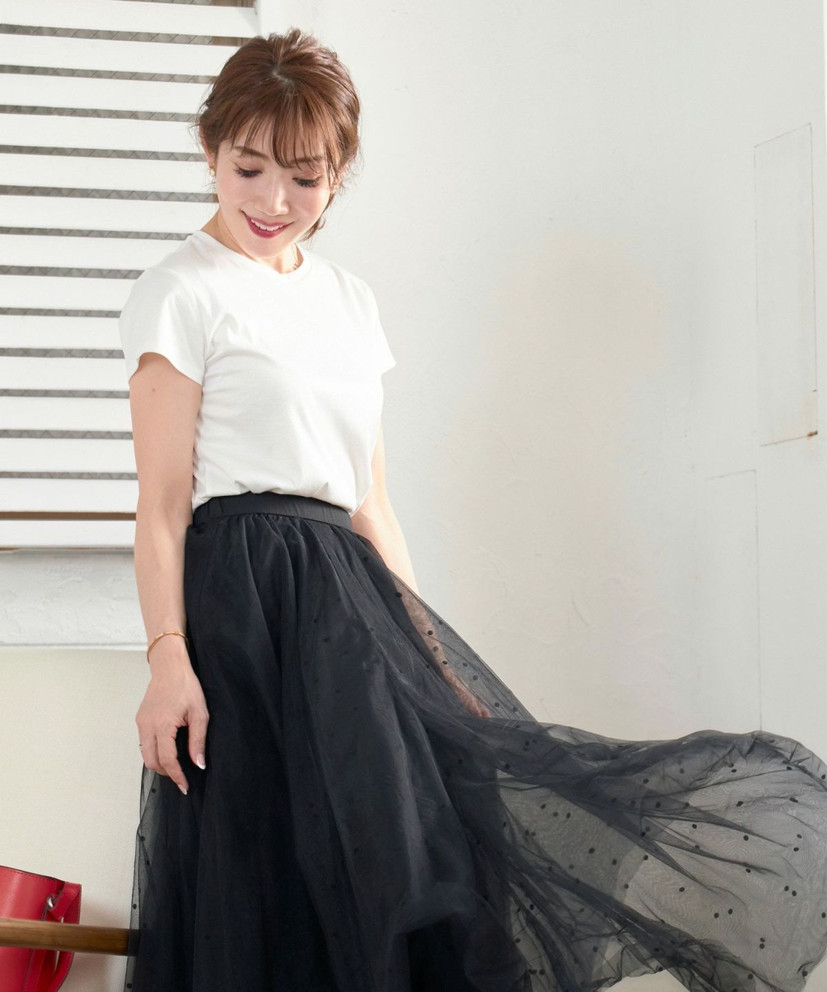 新色追加手洗い可日本製機能性素材半袖シンプル大人カジュアル着回しカットソーバックプリント夏ジョイントスペース