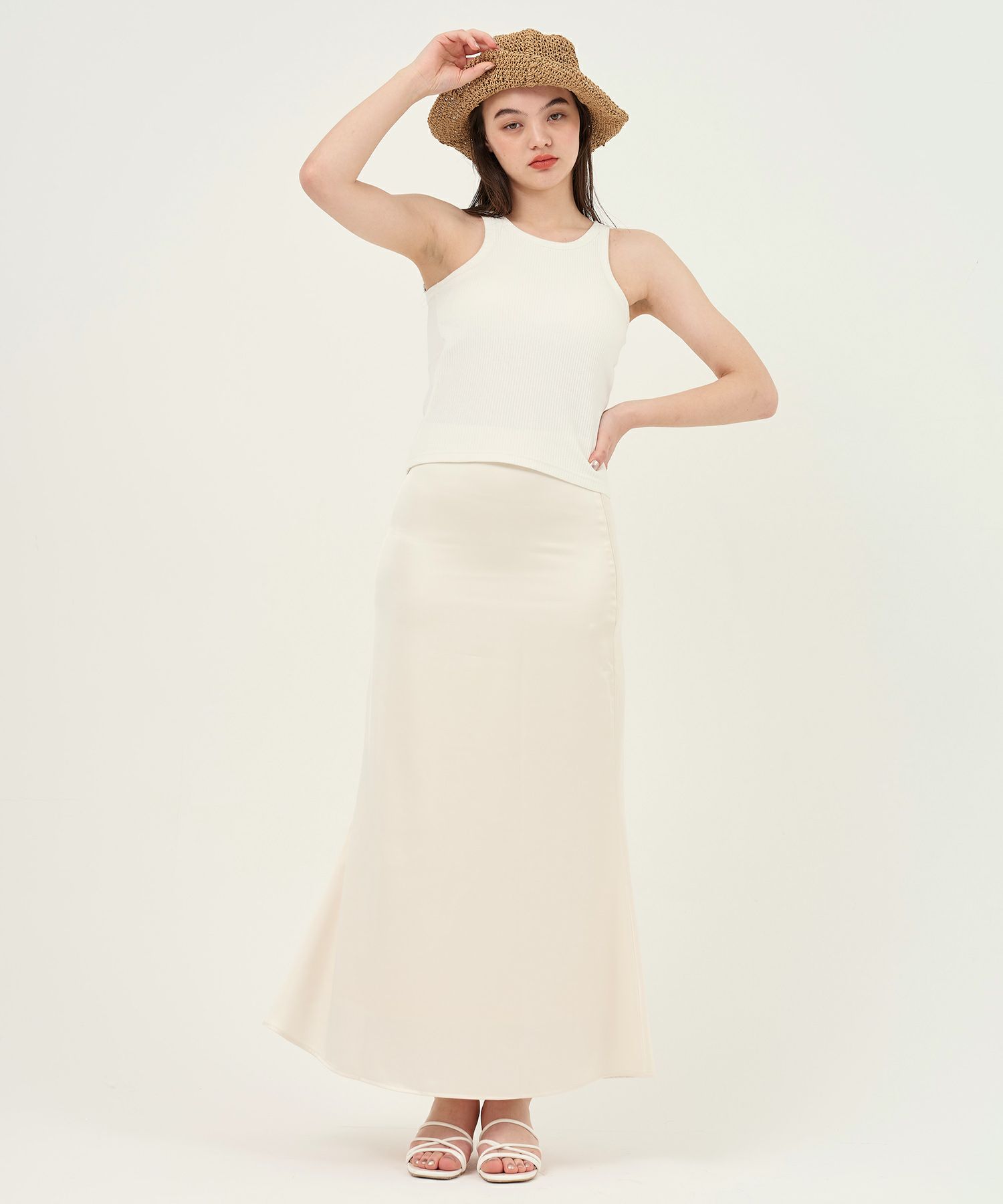 トップス/アメスリ/オフホワイト/ベビーピンク/ベビーオレンジ/ブラックネイビー