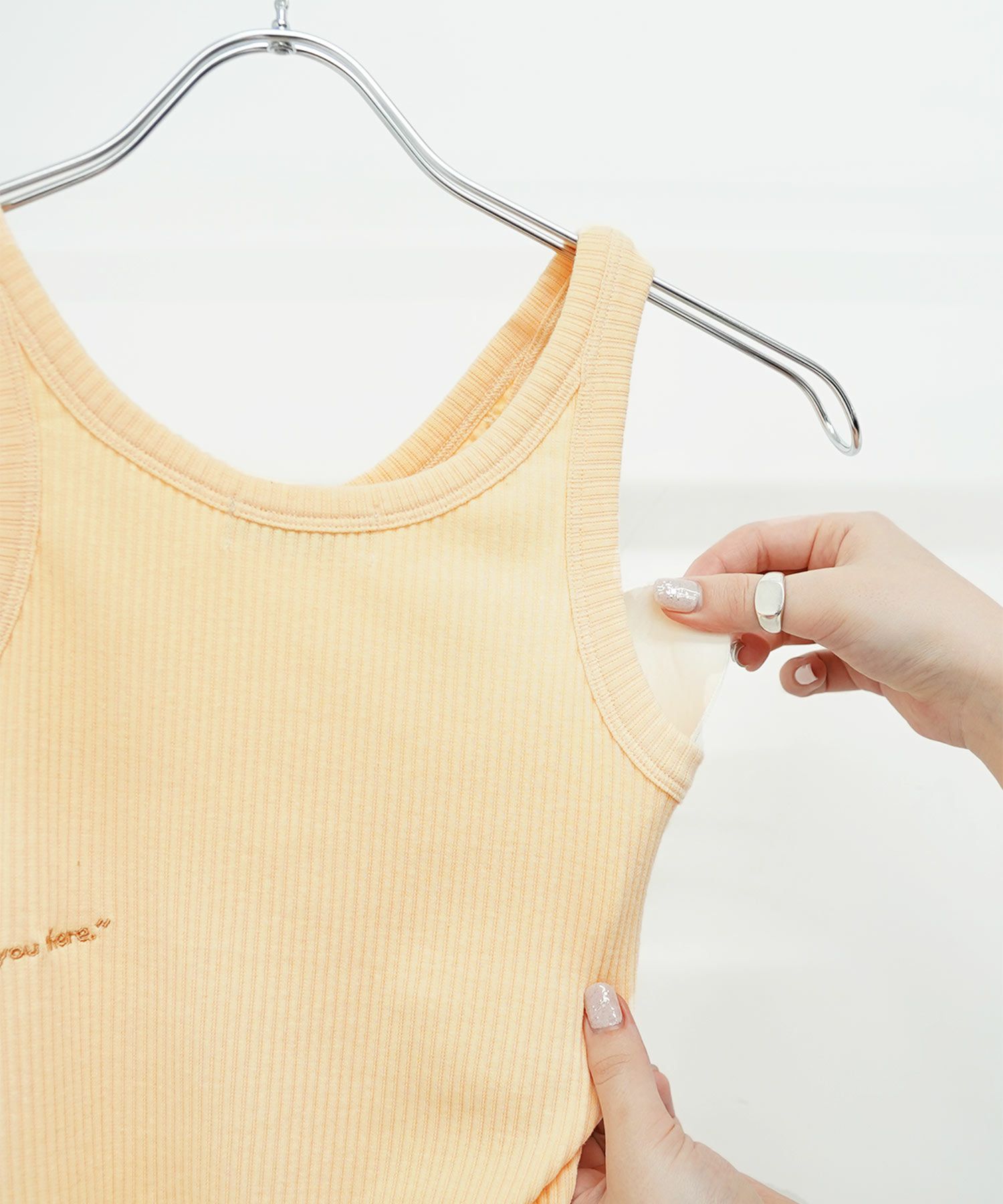 トップス/アメスリ/オフホワイト/ベビーピンク/ベビーオレンジ/ブラックネイビー