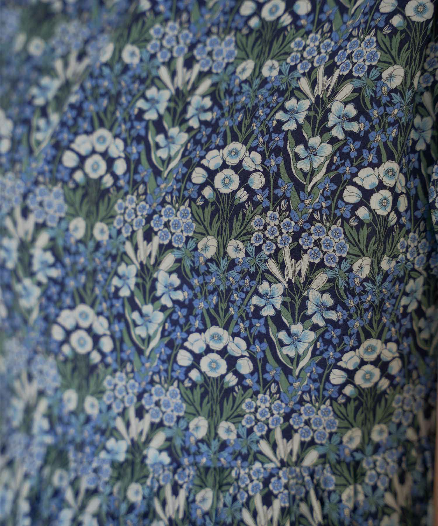 リバティ柄 パフスリーブ ワンピース lieulien×miimii 全2色｜lul311  