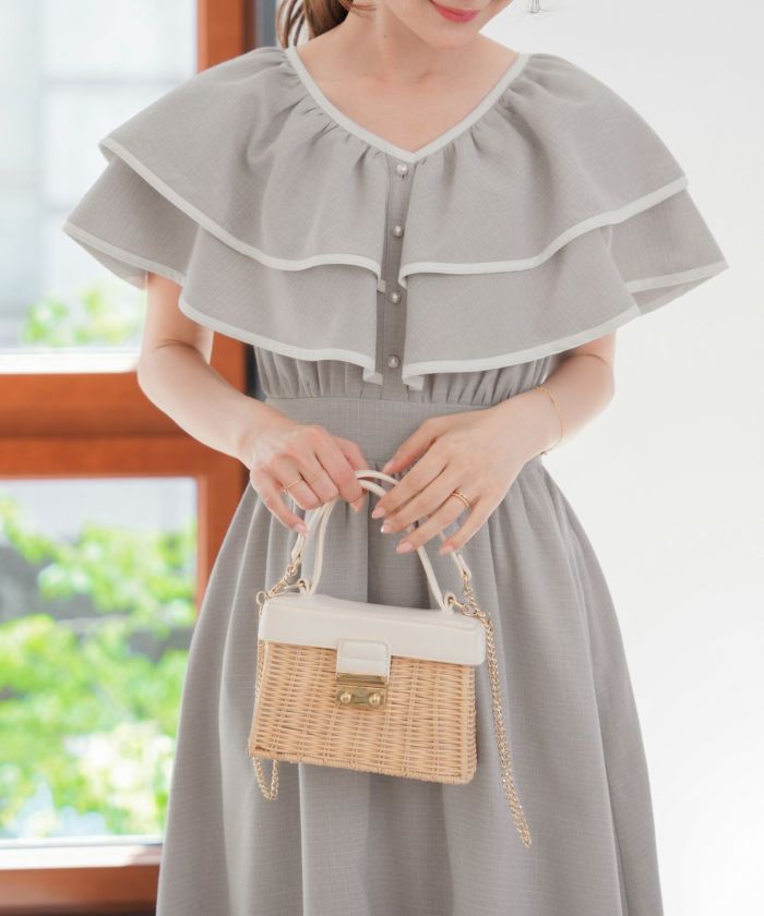 美品】familiarファミリア赤マリンワンピース セーラー ファミ