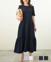 ティアード 半袖 ワンピース Liala×PG