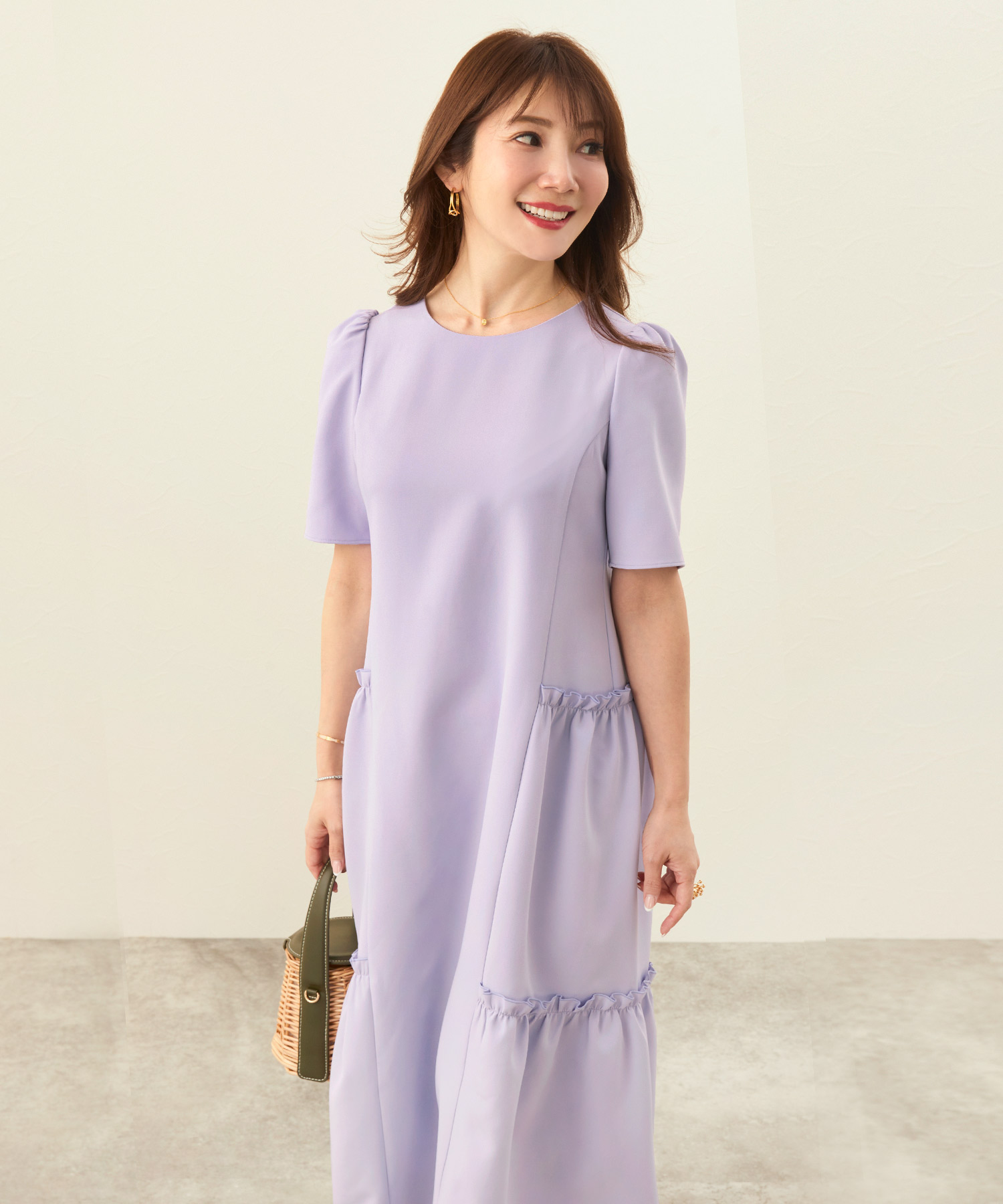 新色追加/newcolorきれいめ服40代30代半袖コーデおしゃれ夏人気黒ホワイト無地リゾート