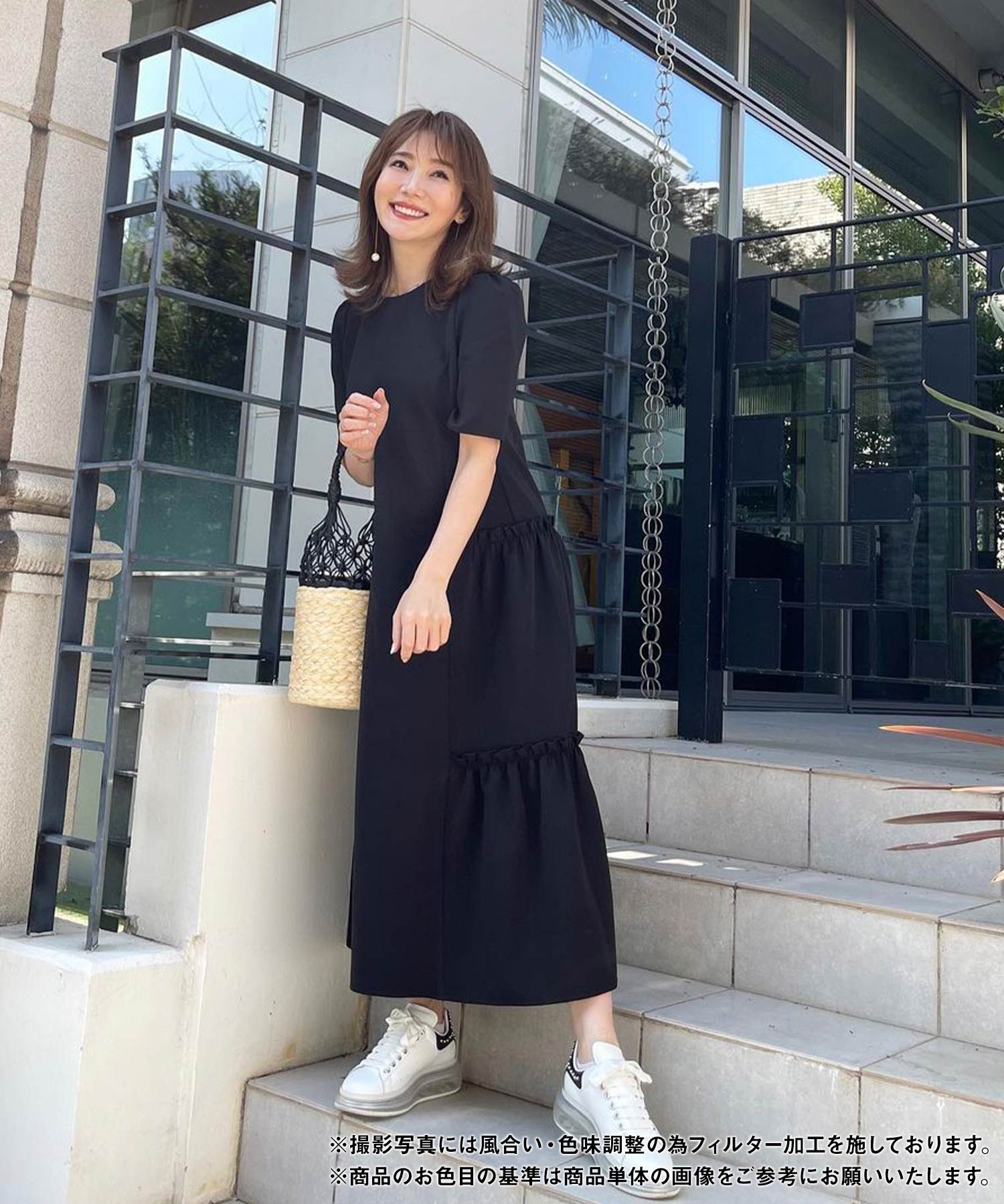 新色追加/newcolorきれいめ服40代30代半袖コーデおしゃれ夏人気黒ホワイト無地リゾート