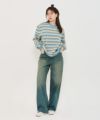 ルーズ デニムパンツ TINA：JOJUN 全2色｜tnj721-0622【8