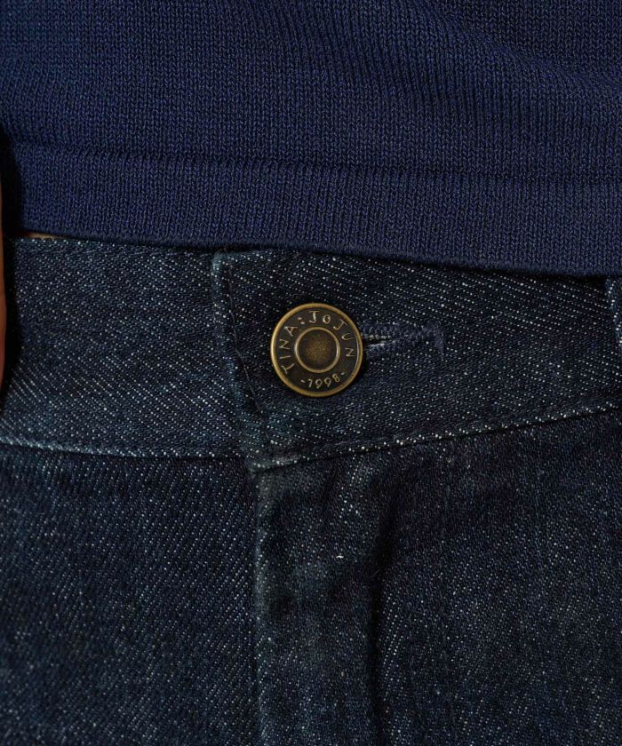 デニム/パンツ/ルーズデニム/ブルー