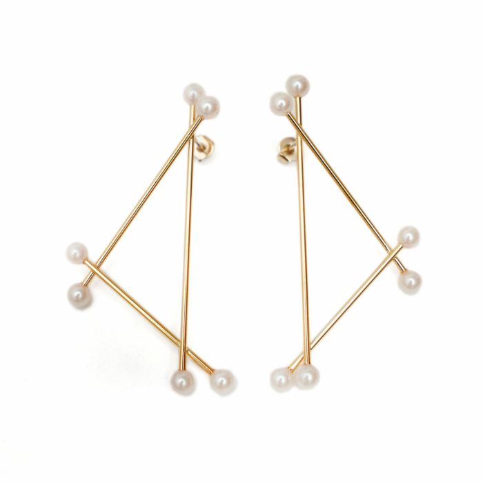 トライアングル ピアス イヤリング Triangle Pierce Earring