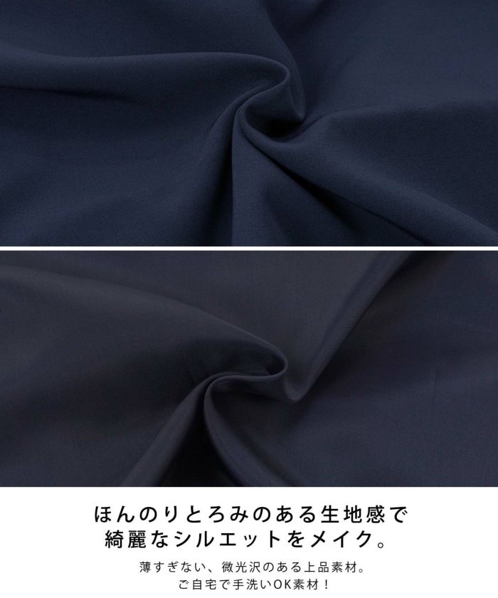 liala×pg 半袖　パール付きカシュクールワンピース　ネイビー　Sサイズ 半袖 パール付き カシュクール ワンピース Liala×PG 全4色