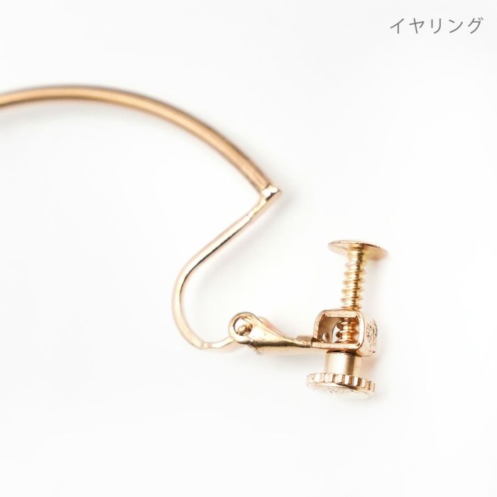 ランダム パール フープ ピアス イヤリング Random Pearl Hoop Pierce Earring