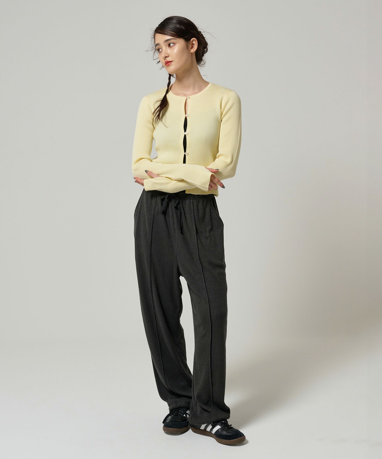 ボトムス/パンツ/ニットソー/ドロスト