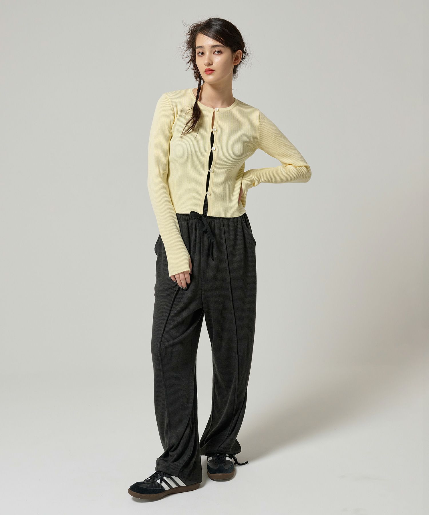 ドロスト ニットソーパンツ TINA：JOJUN 全3色｜tnj731-0669【6】 