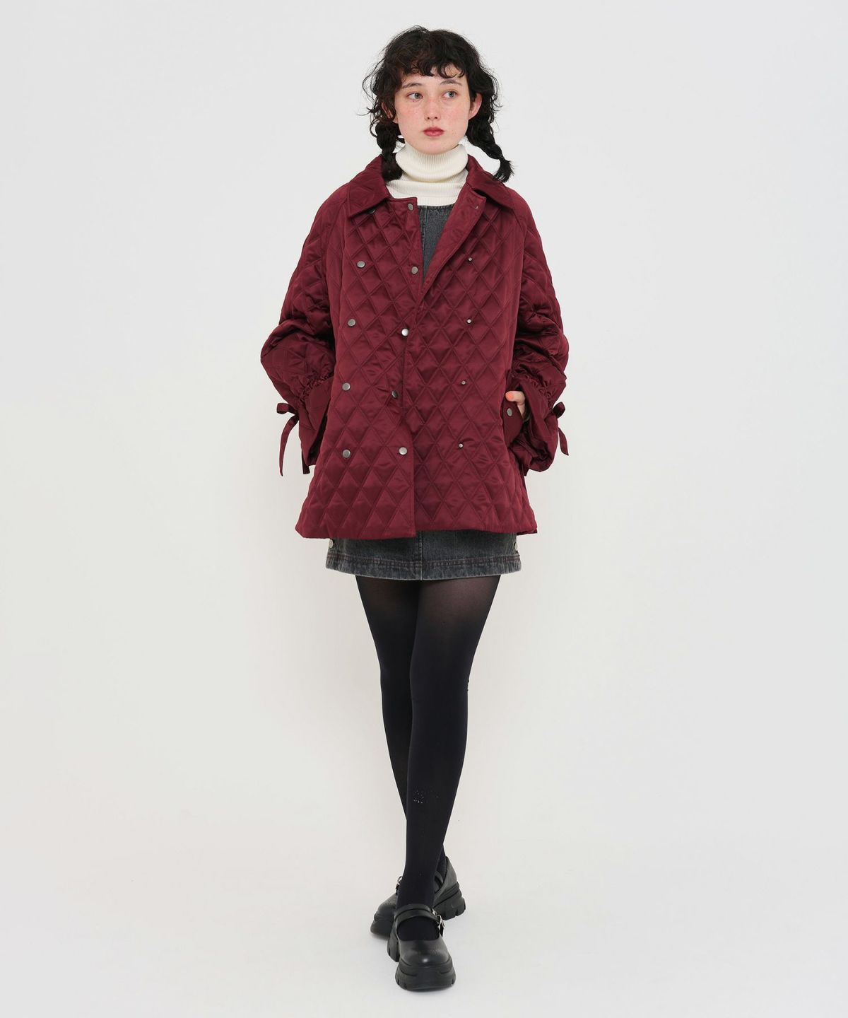 コート/キルティング/アウター/ラグランコート