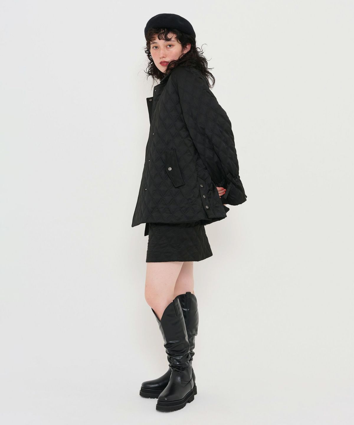 コート/キルティング/アウター/ラグランコート