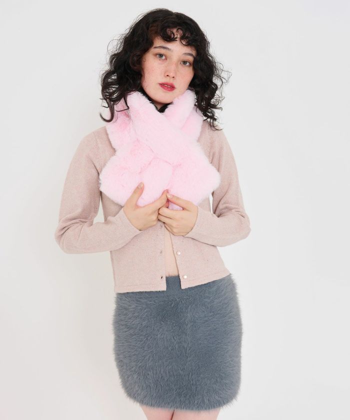 限定Price！SALE フェイクファー ティペット TINA：JOJUN 全3色