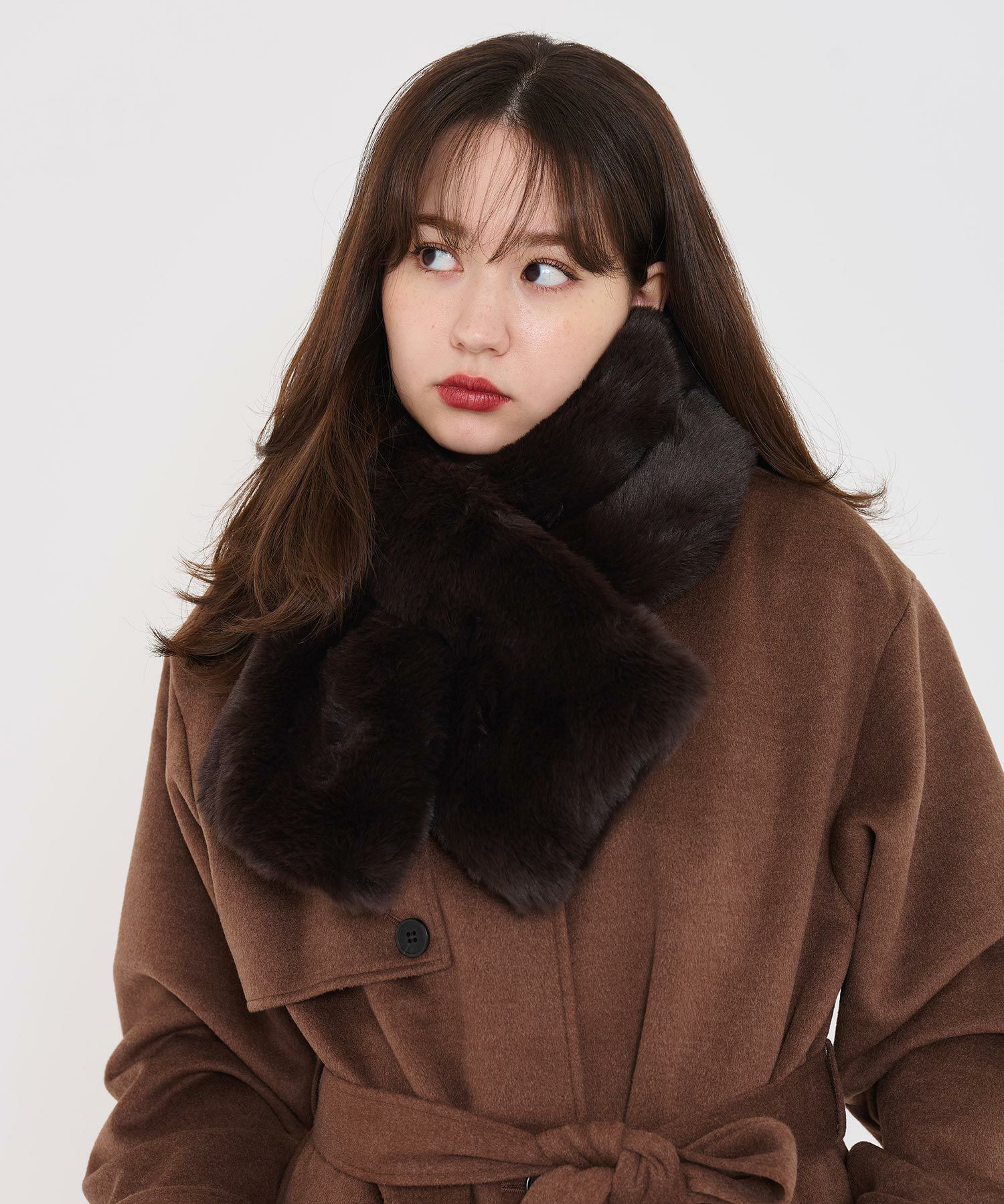 限定Price！SALE フェイクファー ティペット TINA：JOJUN 全3色 