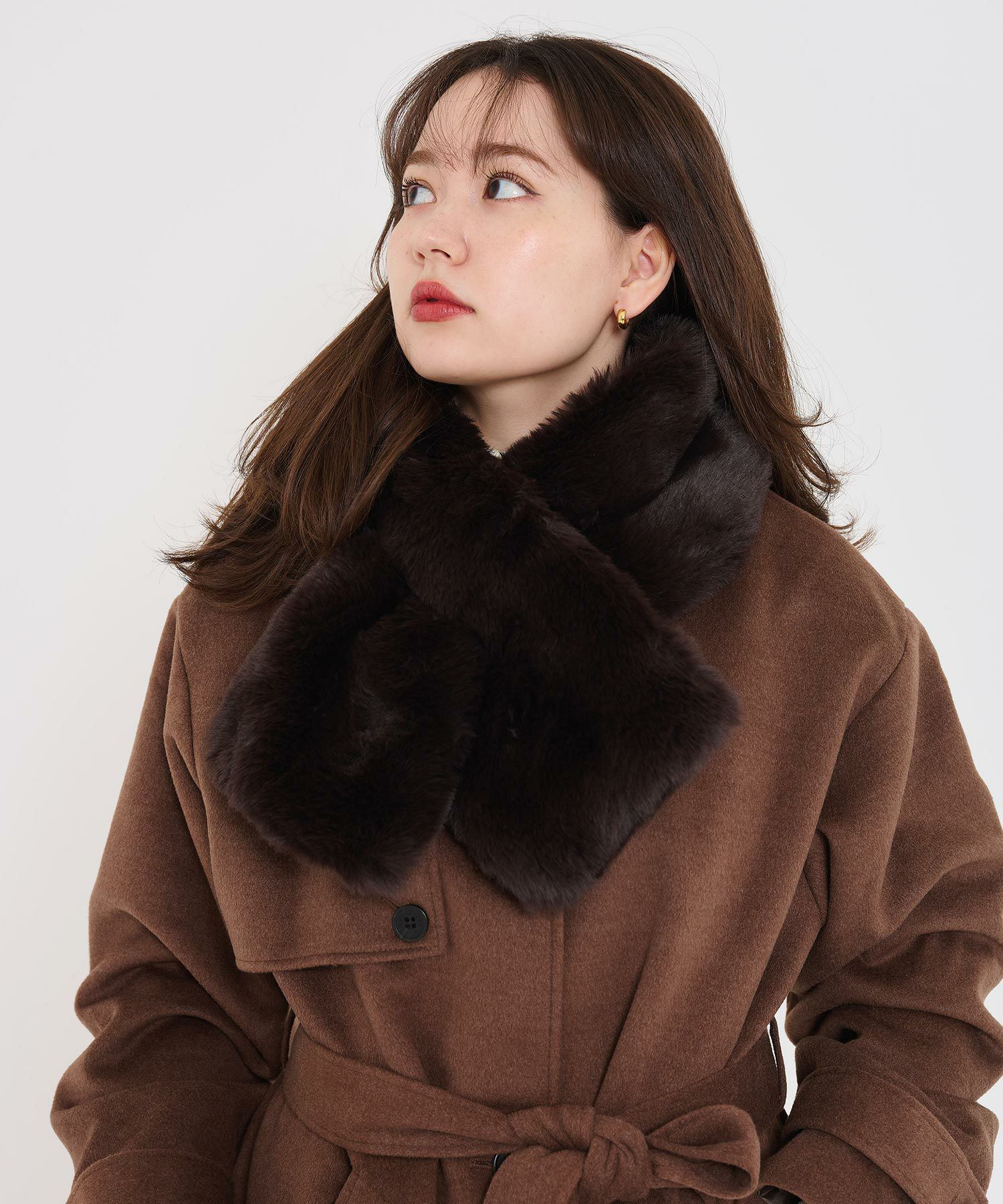 限定Price！SALE フェイクファー ティペット TINA：JOJUN 全3色 