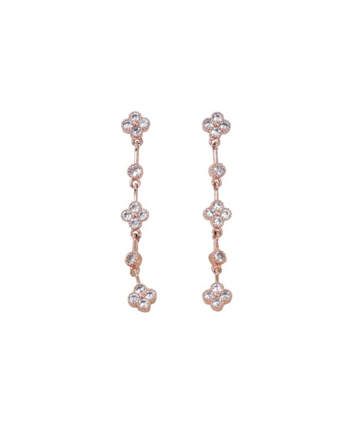 セレクト/ビジュー/ピアス/フラワー/花/モチーフ/ピンクゴールド/アクセサリー/エレガント/上品/大人