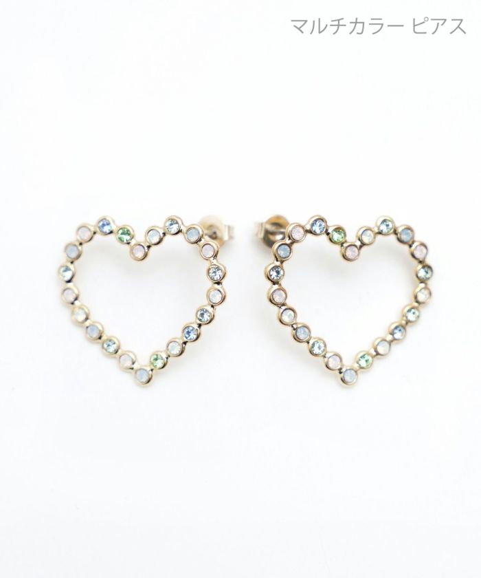 ハート シェイプ ピアス イヤリング Heart Shape Pierce Earring