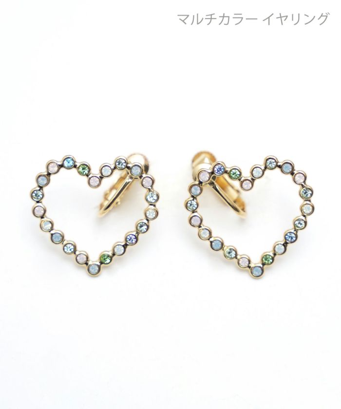 ハート シェイプ ピアス イヤリング Heart Shape Pierce Earring