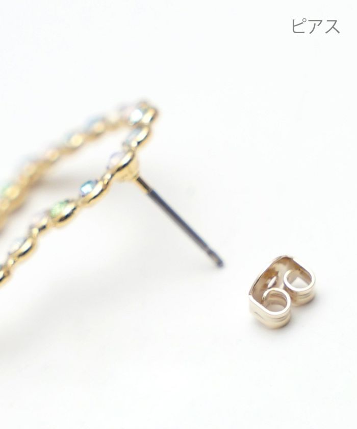 ハート シェイプ ピアス イヤリング Heart Shape Pierce Earring