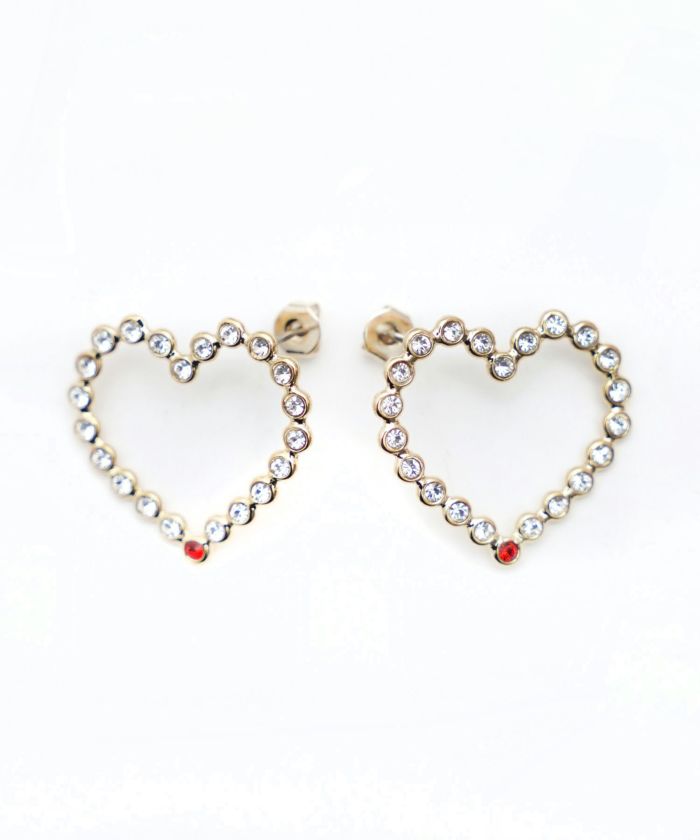 ハート シェイプ ピアス イヤリング Heart Shape Pierce Earring