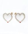 ハート シェイプ ピアス イヤリング Heart Shape Pierce Earring