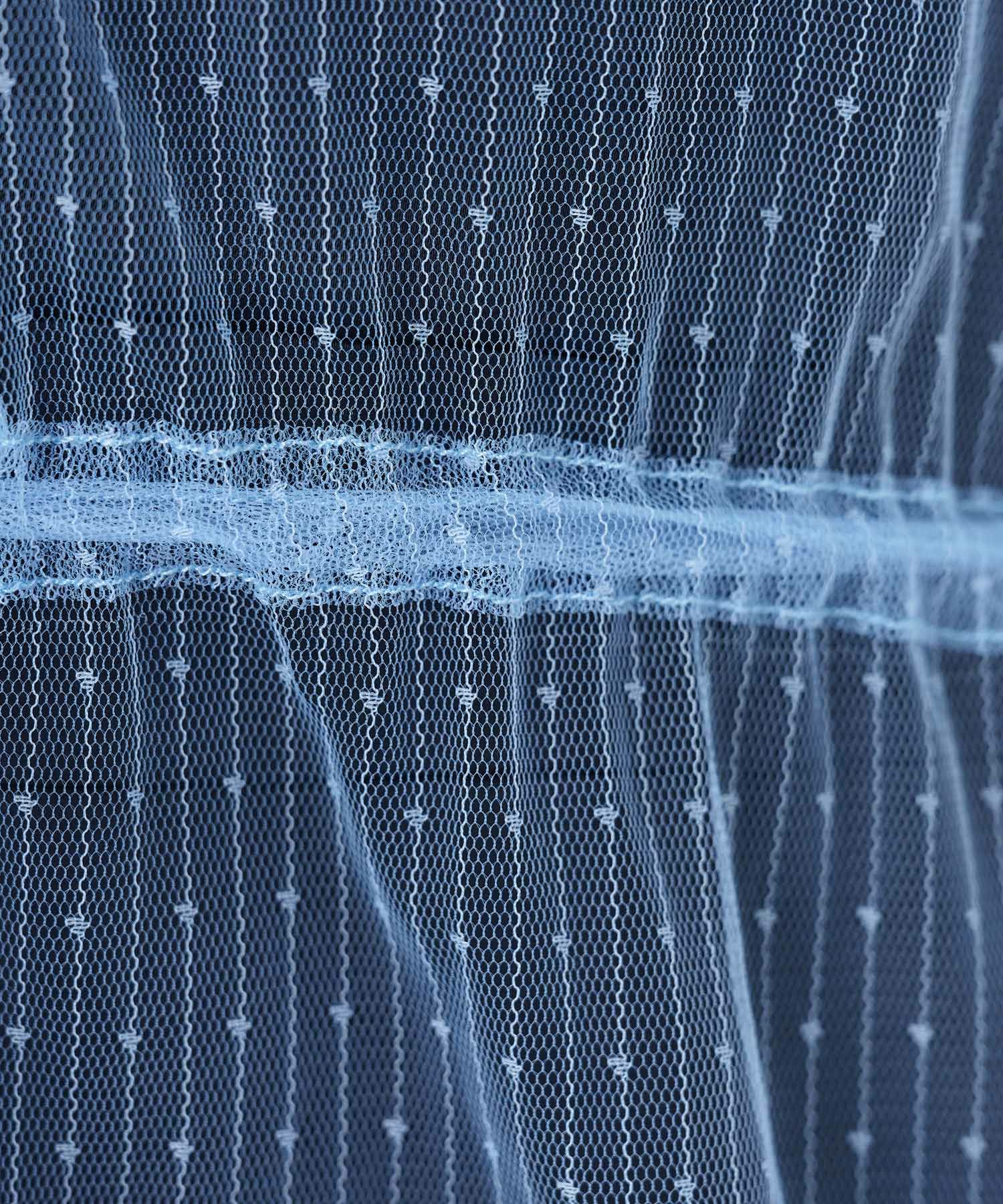 トップス/チュール/2way/サーモンピンク/ブルー