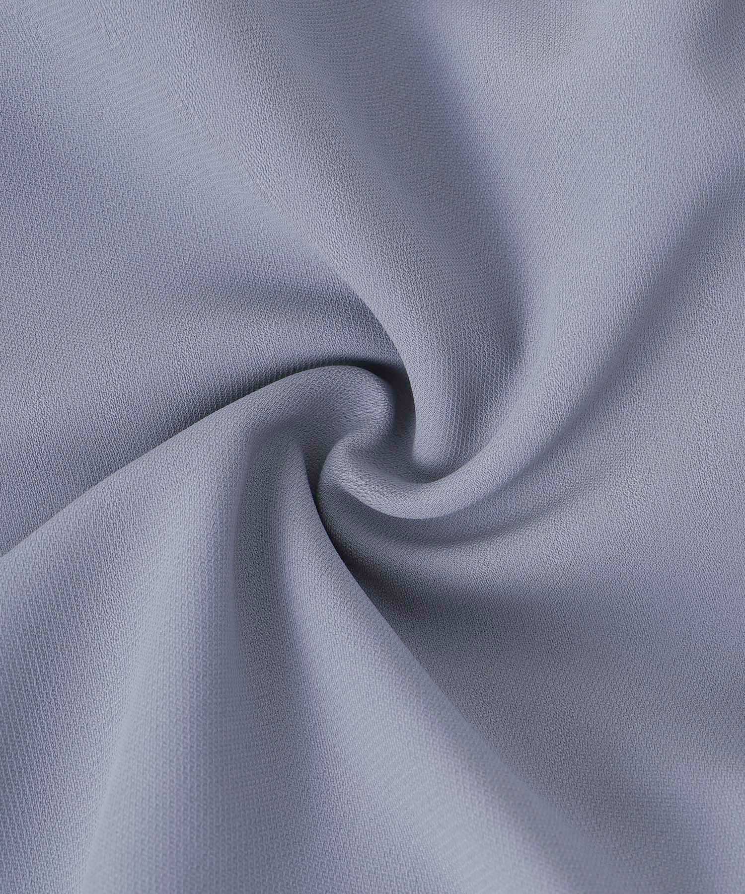 ワンピース/フロント/リボン/ギャザー/Aライン/アイボリー/ブルーグレー/チャコール/フリー