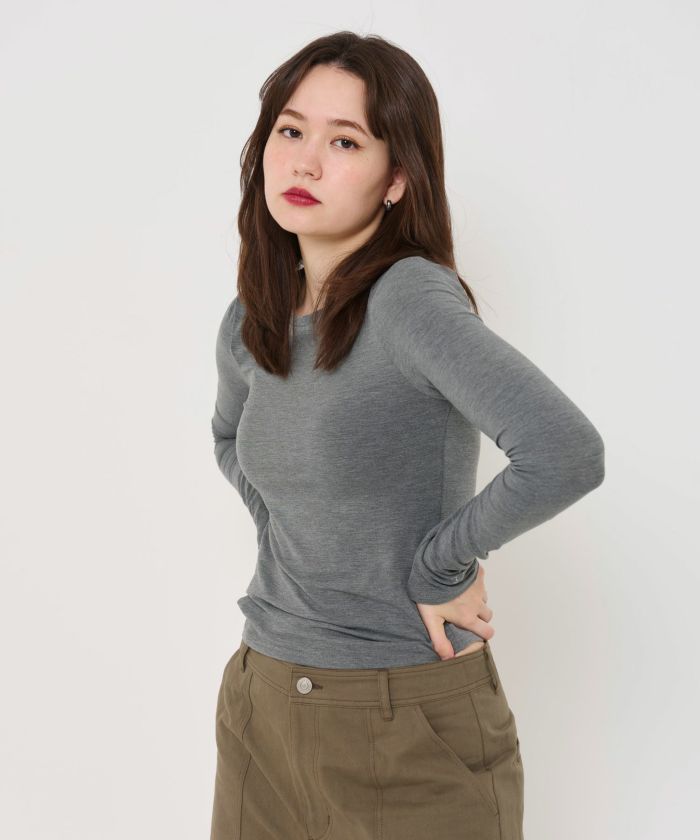 TINA:JOJUNティーナジョジュン Tシャツ キャミソール ピンク カーキー TINA：JOJUN tシャツ ガーリー 半袖コラージュTシャツ