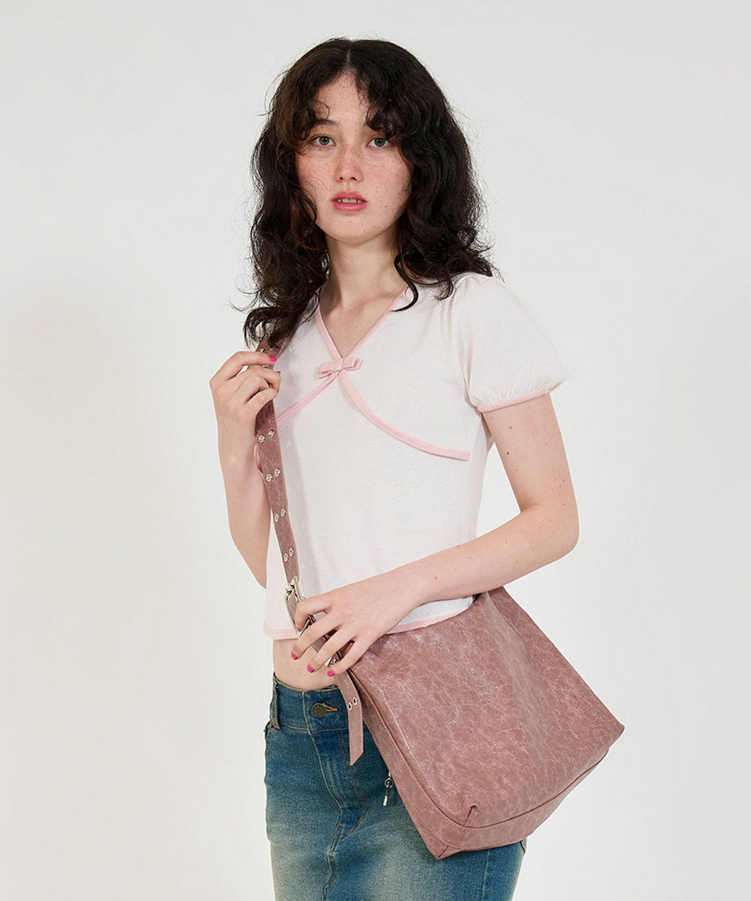 バッグ/グッズ/ショルダーバッグ/マスタード/ダークブラウン